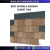 Atap Bitumen Aspal BSK (Best Shingle Korea) Disert Tan
